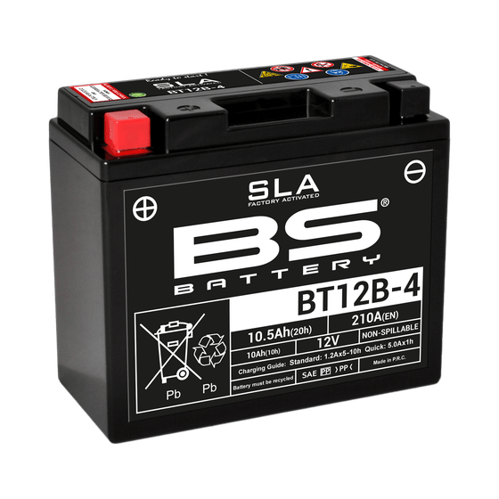 MONSTER 800 (2003 - 2007) bt12b-4 sla 12v 210 a battery | BS BATTERY