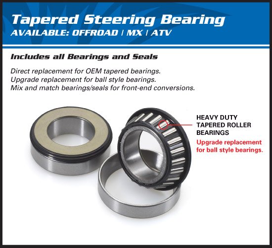 HYPERMOTARD 1100 (2008 - 2012) steering bearing kit | All Balls