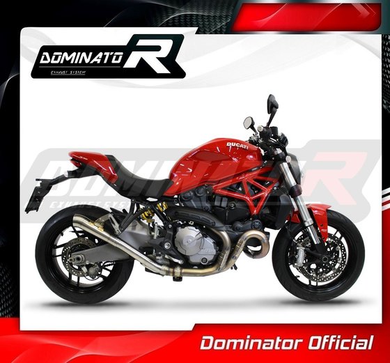 MONSTER 821 (2018 - 2021) exhaust silencer gp2 | Dominator