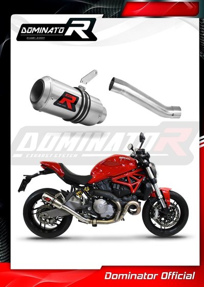 MONSTER 821 (2018 - 2021) exhaust silencer gp | Dominator