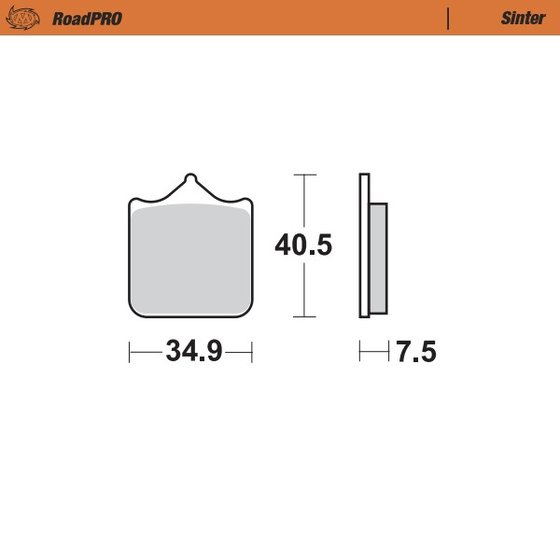 999 S (2003 - 2006) sintered front brake pad | MOTO-MASTER