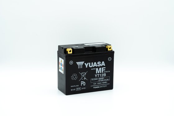 1198 (2011 - 2012) yuasa battery yt12b(wc) filled with acid (6) | YUASA