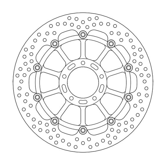 MONSTER 821 (2014 - 2020) halo floating brake rotor | MOTO-MASTER