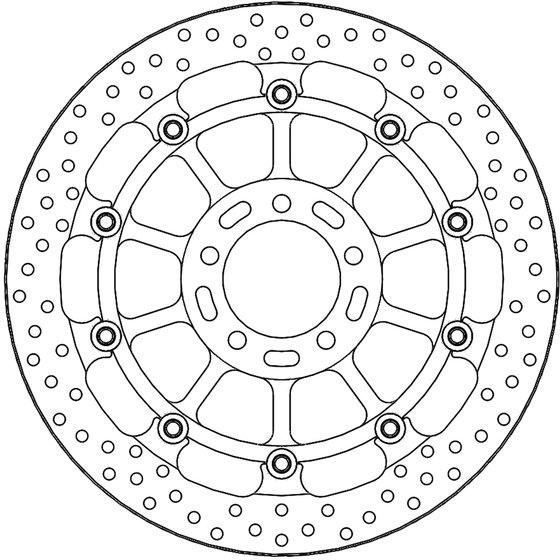 MULTISTRADA 1200 V4 (2021 - 2022) halo floating brake rotor | MOTO-MASTER