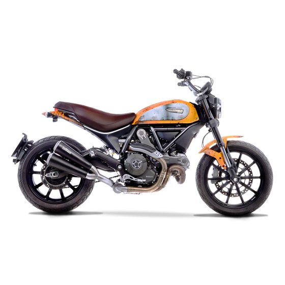 SCRAMBLER 800 (2017 - 2022) gp duals slip-on muffler | LEOVINCE