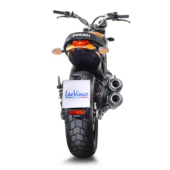 SCRAMBLER 800 (2017 - 2022) gp duals slip-on muffler | LEOVINCE