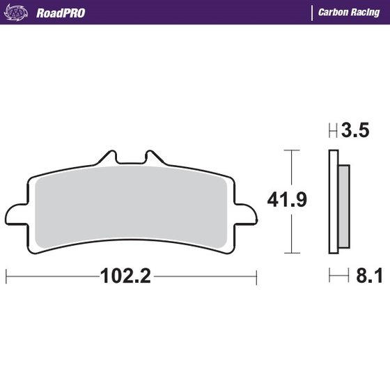 MULTISTRADA 1260 GRAND TOUR S (2020 - 2020) carbon racing brake pads | MOTO-MASTER