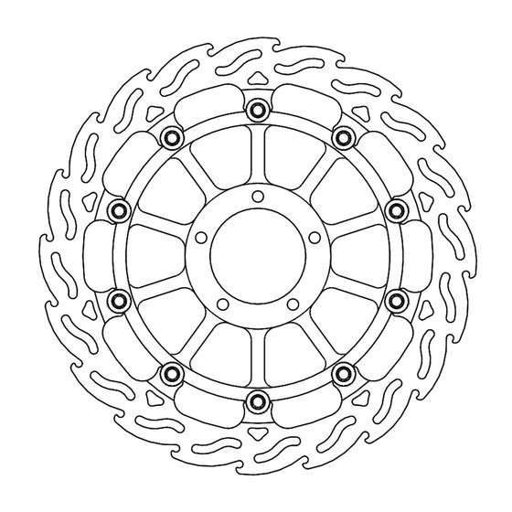 PANIGALE 1199 (2012 - 2014) flame floating brake rotor | MOTO-MASTER