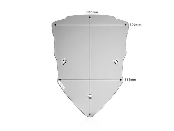 MULTISTRADA 1260 ENDURO (2019 - 2020) touring windshield - smoke | WRS