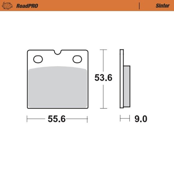 250 DIANA MARK3 (1973 - 1975) sintered front brake pad | MOTO-MASTER