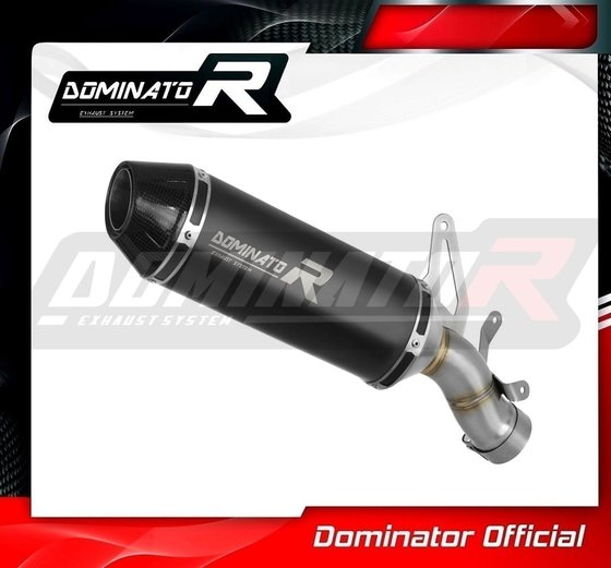 MULTISTRADA 1200 ENDURO (2016 - 2018) exhaust silencer hp3 black | Dominator