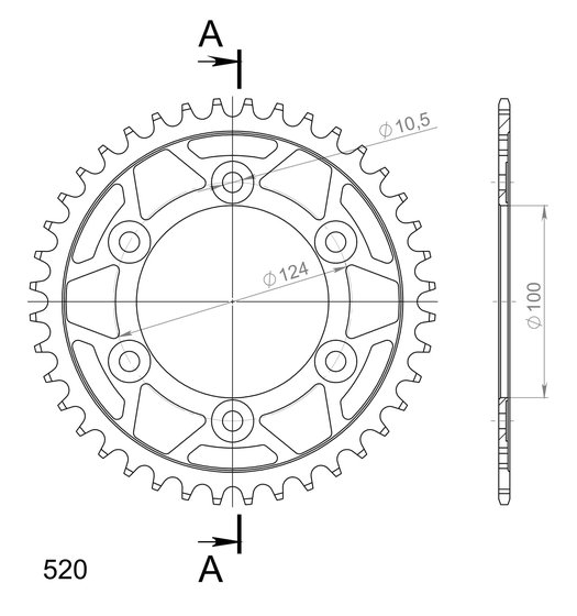 750 SS (1991 - 1998) supersprox / jt rear sprocket 735.37 | Supersprox