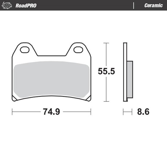 MONSTER 800 (2003 - 2003) ceramic brake pad | MOTO-MASTER