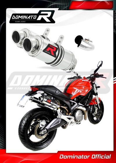 MONSTER 696 (2008 - 2014) exhaust silencer gp1 | Dominator