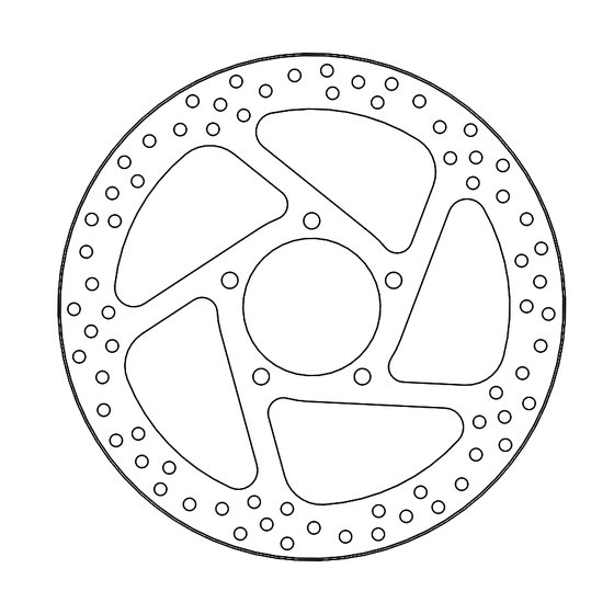 DESERT X (2022 - 2022) halo rear brake rotor | MOTO-MASTER