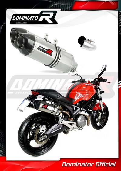 MONSTER 696 (2008 - 2014) exhaust silencer hp1 | Dominator