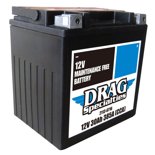 750 GT (1973 - 1975) battery drag yix30l-ft and battery drag ytx30l-ft-bs | DRAG SPECIALTIES BATTERIES