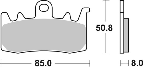 PANIGALE 959 (2016 - 2020) brakepads dual carbon | SBS