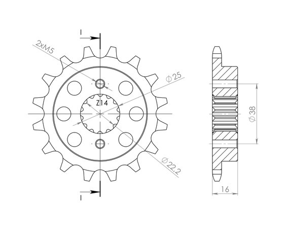 888 (1990 - 1992) supersprox / jt front sprocket 736.15 | Supersprox