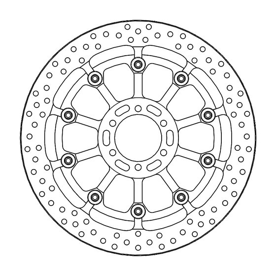 MONSTER 750 (1999 - 2002) halo pro race floating brake rotor | MOTO-MASTER