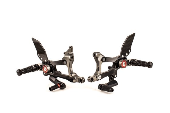 PANIGALE 1000 (2019 - 2020) black rearset for ducati panigale v4 | GILLES TOOLING