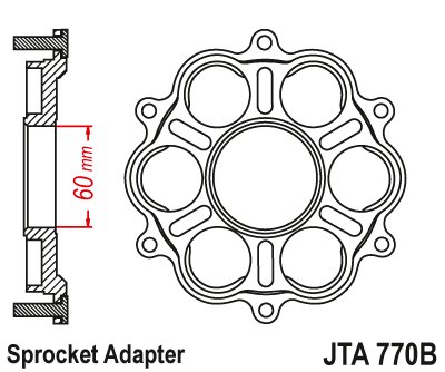 PANIGALE 1299 R (2018 - 2019) sprocket carrier | JT Sprockets