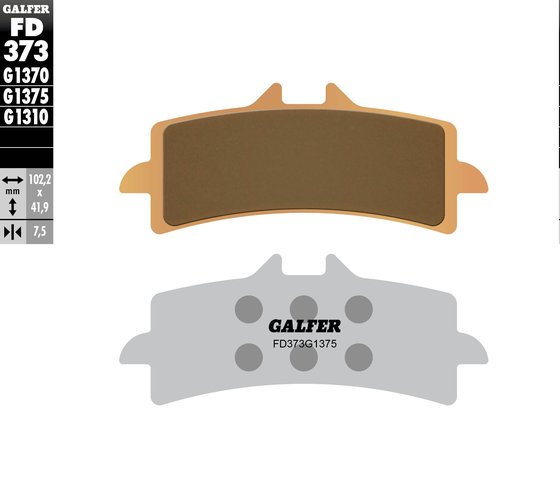 848 EVO CORSE SE (2012 - 2013) sport sinter brake pad | GALFER