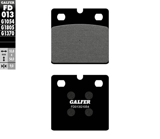 900 SS (1975 - 1976) semi-metal brake pads for bmw rr | GALFER