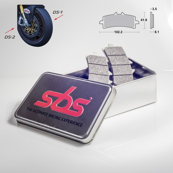 848 EVO (2011 - 2012) sbs brakepads dual sinter | SBS