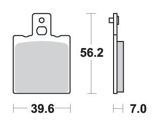 748 (1995 - 2002) brakepads ceramic | SBS