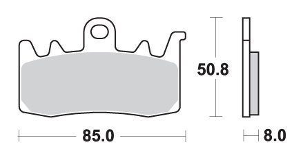 PANIGALE 959 CORSE (2018 - 2020) brakepads sintered | SBS