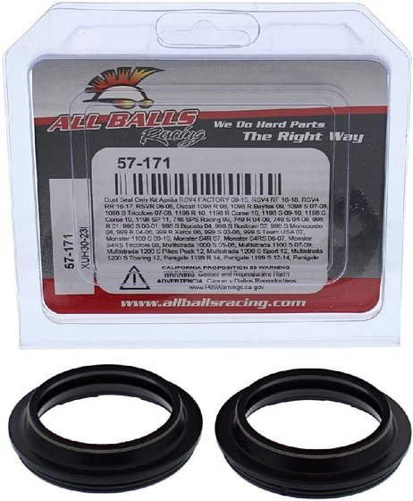 MULTISTRADA 1200 PIKES PEAK (2012 - 2012) fork dust seal only kit | All Balls