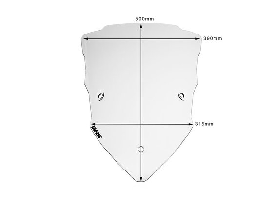 MULTISTRADA 1200 (2015 - 2017) skaidrus turistinis priekinis stiklas | WRS