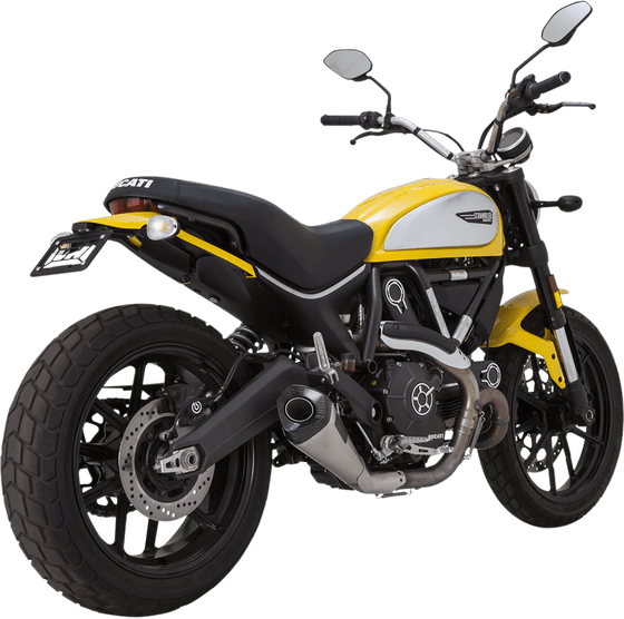 SCRAMBLER 800 (2015 - 2022) sportinis kūginis duslintuvas, nerūdijantis šlifuoto plieno | VANCE & HINES