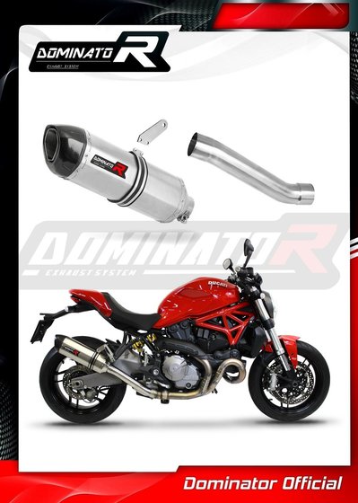 MONSTER 821 (2018 - 2021) exhaust silencer hp1 | Dominator