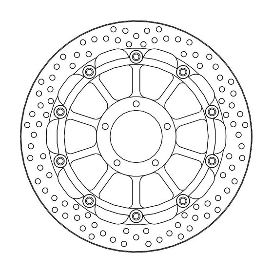 PANIGALE 959 (2016 - 2019) moto-master racing halo stabdžių diskas priekinis 5,5mm ducati | MOTO-MASTER