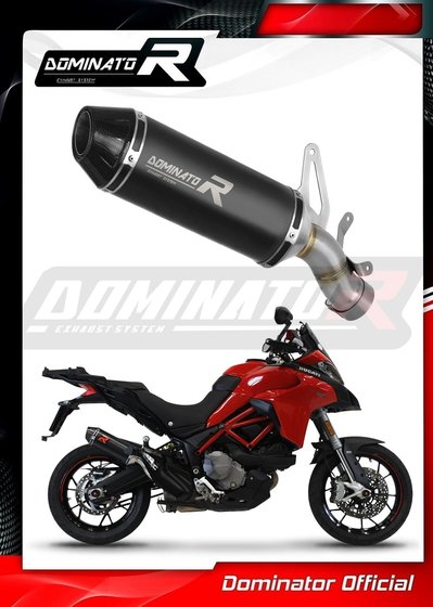 MULTISTRADA 1260 ENDURO (2019 - 2020) exhaust silencer hp3 black | Dominator