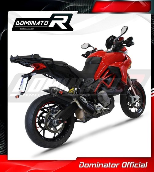 MULTISTRADA 1260 ENDURO (2019 - 2020) exhaust silencer hp3 black | Dominator