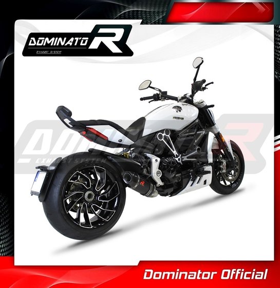 XDIAVEL 1260 (2016 - 2021) exhaust silencer hp5 black | Dominator