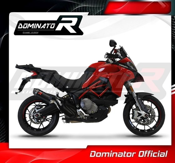 MULTISTRADA 950 (2017 - 2020) exhaust silencer hp3 black | Dominator