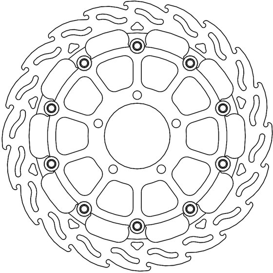 1198 (2009 - 2010) flame floating brake rotor | MOTO-MASTER