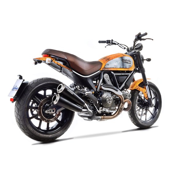 SCRAMBLER 800 (2017 - 2022) gp duals slip-on muffler | LEOVINCE