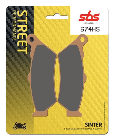 SPORT 1000 (2005 - 2009) brakepads sintered | SBS