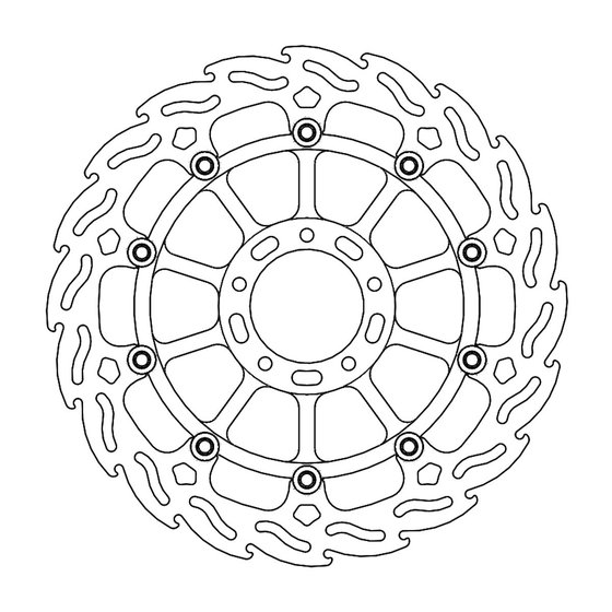 MULTISTRADA 1200 V4 (2021 - 2022) flame floating brake rotor | MOTO-MASTER