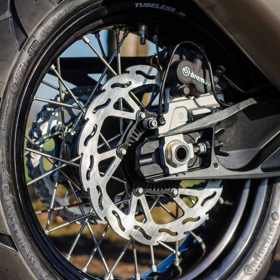 MULTISTRADA 950 S (2019 - 2021) flame rear brake rotor | MOTO-MASTER